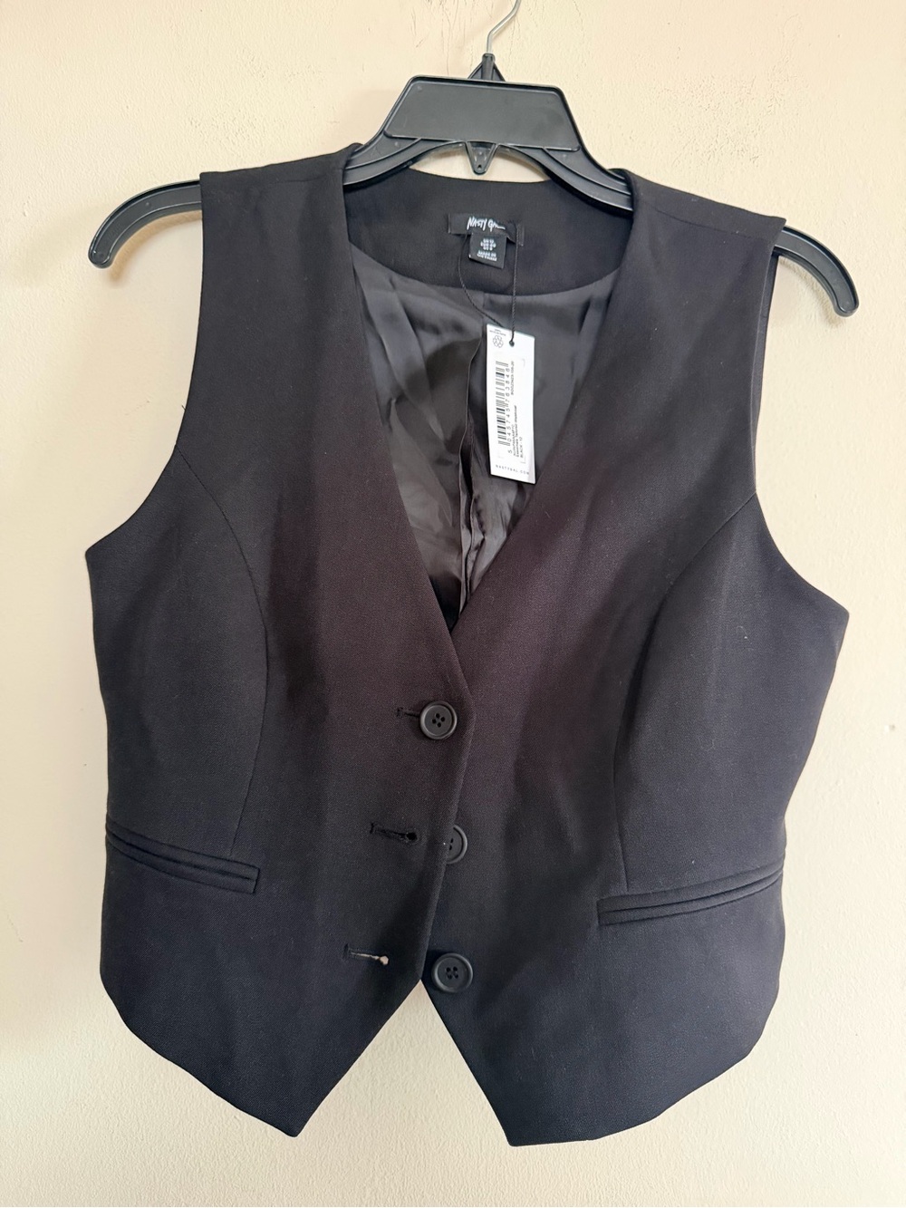 Nasty Gal Black Tailored Women's Vest